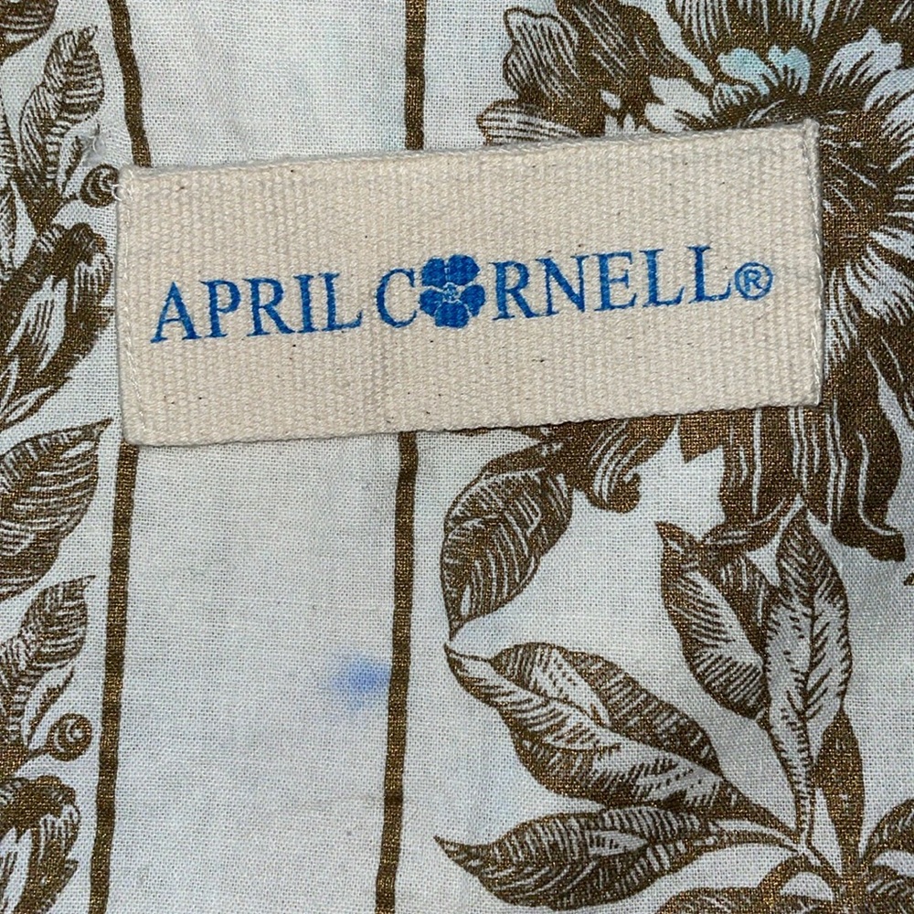 April Cornell 4 cloth floral/market/ library/travel/Vaca/lunch gift bag lot - Picture 2 of 9